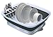 Progressive International Collapsible Dish Rack with Drain Board, CDD-100, Perfect For RV Sink, Camping Dish Tub