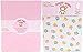 Honey Baby Cupcake Toddler Bed or Crib Sheets 2-Pack (100% Cotton)