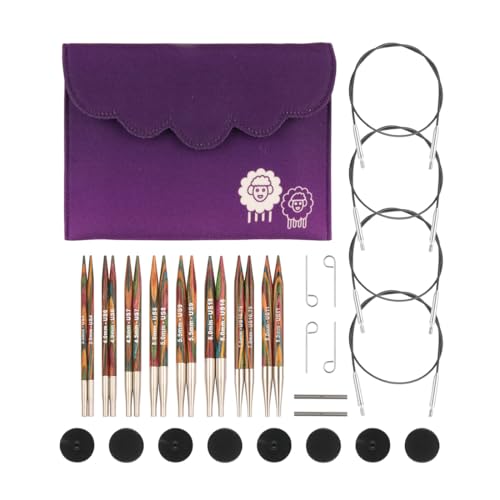 KnitPro Symfonie Deluxe Austauschbare Nadelspitzen Set 5" (13cm) | 8 Größen (3,5 mm bis 8 mm)