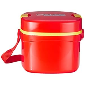Cello Qube Plastic Container, 1.25 Litres, Red