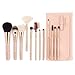 amoore Makeup Brushes 12pcs Makeup Brush set Makeup Brush with Case Foundation Brush Powder Brush