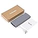 Shinngo Portable Charger 18000mAh Power Bank, Ultra High Capacity External Battery Pack with Dual USB Ports, Total 3.1A Output, High-Speed Charger for Smartphones Tablets and More (Gray)