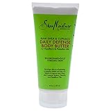 Shea Moisture Raw & Cupuacu Daily Defense Body Butter Moisturizer for Unisex, 6 Ounce