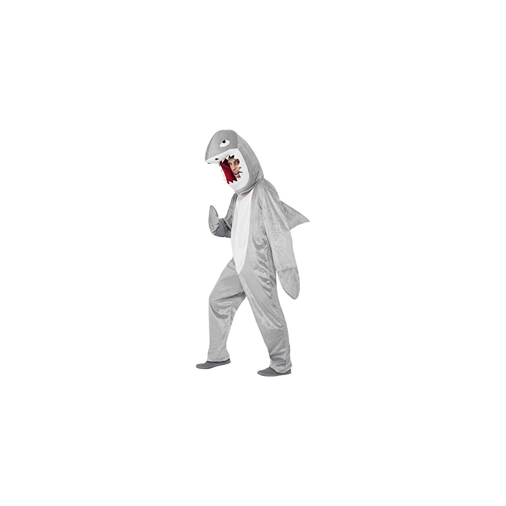 Smiffy's Men's Shark Costume with Bodysuit and Hood Elite Aquariums