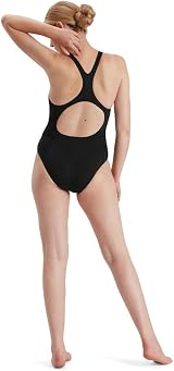 Speedo Womens Eco Endurance+ Medalist Athletic Fit Navy 3636 view 2