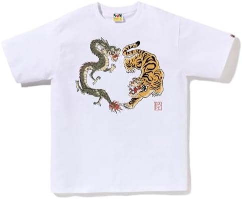 Amazon.com: bape A Bathing ape Logo for X-Large White Men T Shirt