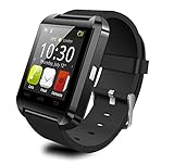 AMASKY A9 Bluetooth Smart Watch Mate for Smart phone - IOS Apple Iphone ,Samsung S2/s3/s4/s5/note 2/note 3 ,HTC and Other Brand Smart phone with Andriod System (Black)
