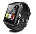 AMASKY A9 Bluetooth Smart Watch Mate for Smart phone - IOS Apple Iphone ,Samsung S2/s3/s4/s5/note 2/note 3 ,HTC and Other Brand Smart phone with Andriod System (Black)