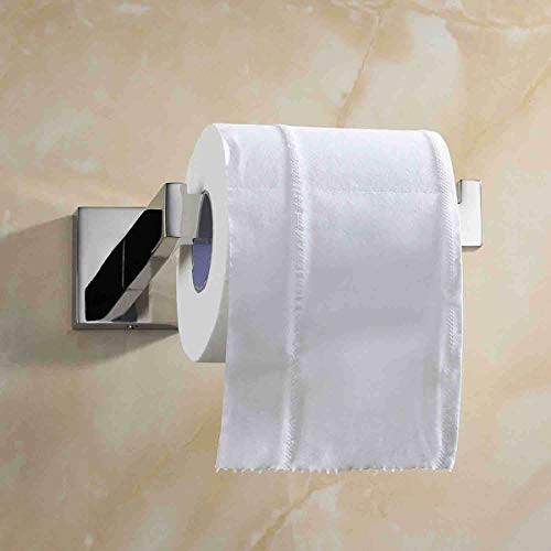image for ThinkTop 2pcs Luxury 304 Stainless Steel Chrome Finished Toilet Paper 