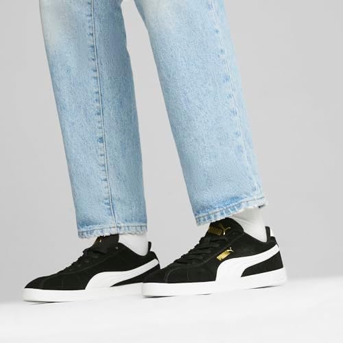 Club II, Sneaker Unisex - Adulto, Puma Black Puma White Puma Gold, 44.5 EU