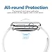 Elechok for Apple Watch Case 42mm, iWatch 0.26mm Screen Protector Tpu Full-body Protective Clear HD Clear Ultra-thin Cover for Apple Watch Series 2 3 (42mm