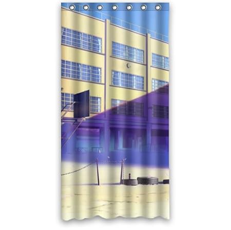 Standard Store Custom Beautiful Animation Scene Shower Curtain 36