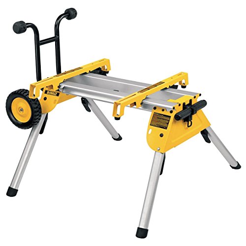 Dewalt - Piètement Roulant pour Scies à Table - De7400-Xj - Support Stationnaire Léger et Facilement Transportable En Aluminium - 83X91Cm - Poids 15,5Kg - Charge D’Utilisation Maximum 68Kg