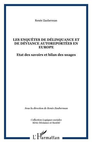 Les  enquêtes de délinquance et de déviance autoreportées en Europe
