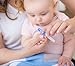 Baby Nail File, Safe Alternative for Nail Clippers, Must-Have Baby Essentials, Ideal Gift for Any Occasion Including Baby Shower, Blue - Baby Blue Giraffe