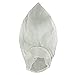 Leadzm 50 Pack Fire Sky Lanterns Chinese Paper Sky Flying Wishing Lantern Lamp Candle Party Wedding Wish (Kongming Wish Lanterns) (White)
