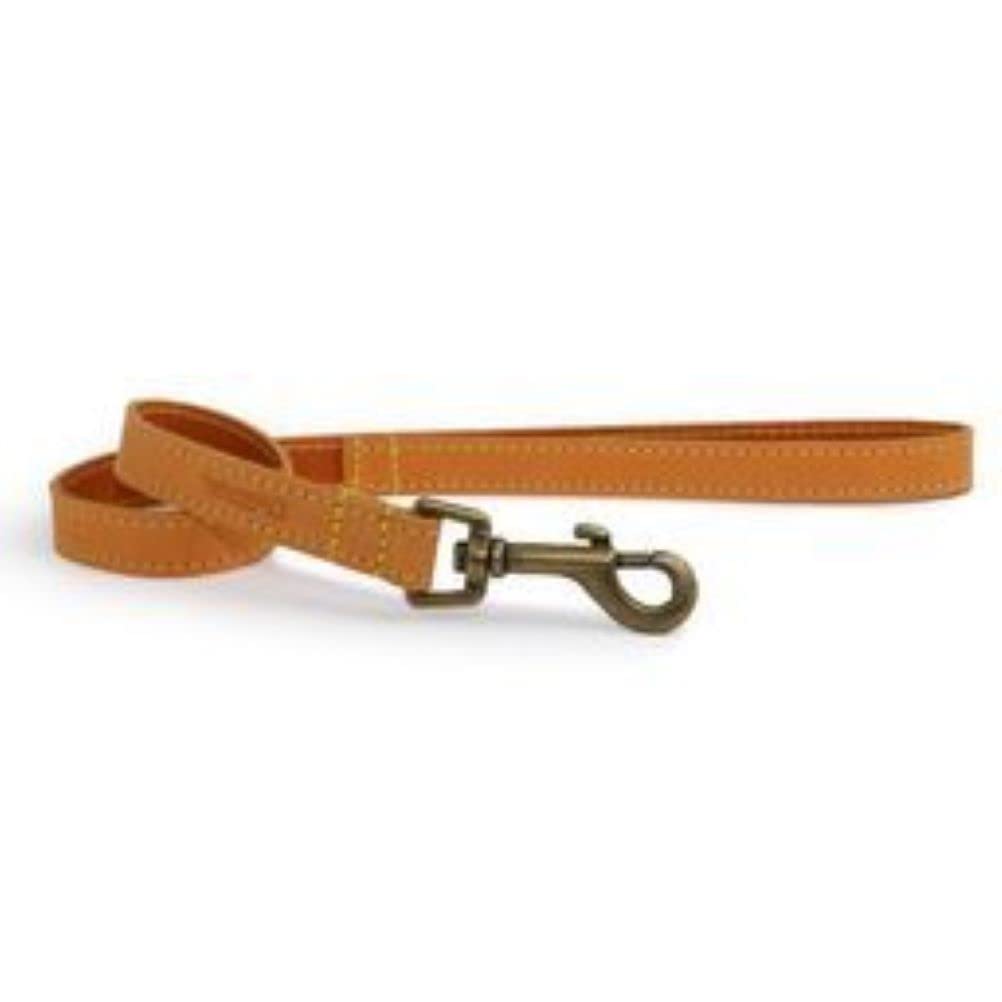Ancol Timberwolf Leather Lead Mustard 60cmX19mm