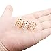 Jstyle Stainless Steel Ear Cuff Earrings for Women Men Cartilage Earrings Hoop Lip Ring Non Piercing Set
