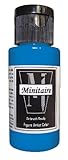Badger Air-Brush Company, 2 Ounce Bottle Minitaire Airbrush  Ready, Water Based Acrylic Paint,  Lagoon Blue