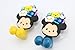 FINEX FinexSet of 2 Disney Tsum Tsum Mickey Mouse and Friends Toothbrush Holders with Suction Cup for Wall in Bathroom at Home (with Winnie The Pooh Donald Duck Stitch Marie Stitch)