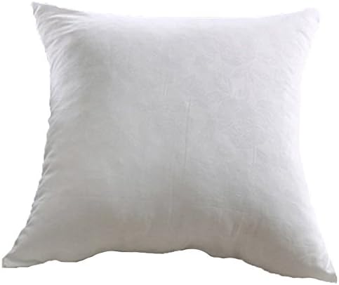KissH White Square Sham Stuffer Hypoallergenic Polyester Cushion Pillow Form Insert 14 X 14 Inch