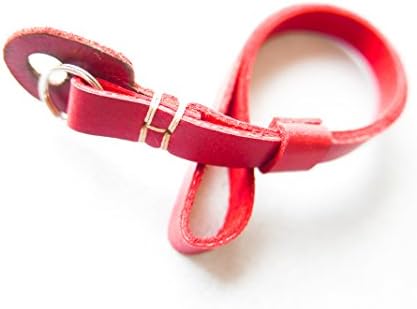 CRIMSON RED Henri by Eric Kim Handmade Premium Leather Camera Wrist Strap CHROMA EDITION