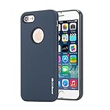 iPhone 7 Plus Case, Moonmini 2 in 1 Ultra Slim TPU Shockproof Protective Cover with PC Hard Frame for iPhone 7 Plus (2016) - Navy Blue