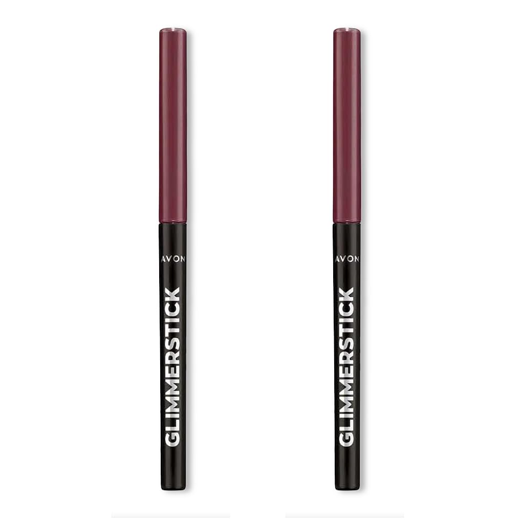 2 X Avon Glimmerstick Eyeliner - Twin pack - Two the same (Majestic Plum - Purple)