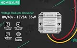 DC Voltage Reducer 8-40V to 12V 3A Buck Converter Waterproof view 3