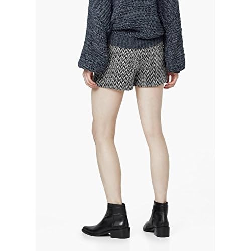 Chic Pantalones Cortos Win Color Blanco E Negro Talla 38 Mujer L