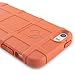 TJS Case for Apple iPhone SE/iPhone 5S / iPhone 5 Tempered Glass Screen Protector Magpul [Field] MAG452 Polymer Case Cover Retail Packaging (Orange)