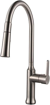 Best Commercial Single Lever Swivel Spout Stainless Steel Brushed