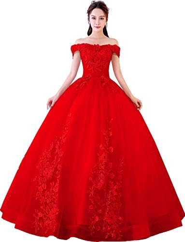 Okaybrial Women's Sweet 16 Quinceanera Dresses Blush Pink Off Shoulder Lace Long Prom Ball Gowns Plus Size