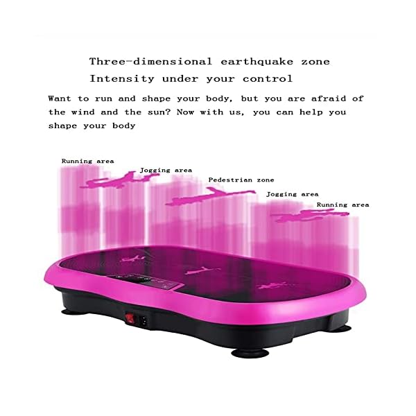 Vibration-Power-Plates-Vibration-Plate-Machine-With-Bluetooth-Speaker-3-Program-Modes-99-Levels-Vibration-Fitness-Trainer-For-Weight-Loss-Body-Toning-ReColorPink-Vibration-Exercise-Machin Vibration Power Plates, Vibration Plate Machine With Bluetooth Speaker, 3 Program Modes, 99 Levels, Vibration Fitness Trainer For Weight Loss & Body Toning, Re(Color:Pink Vibration Exercise Machin