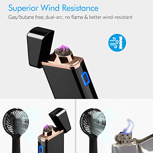 3 Rechargeable+Windproof+Flameless+Indicator+Cigarette