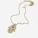 Onairmall Filigree Charm Hamsa Hand of Fatima Blue Lucky/Evil Eye Protection Amulet Pendant Necklace