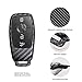Ceyes Car Key Fob Cover Remote/Smart Key Cover Carbon Fiber Texture Key Cover Shell Skin for Mercedes Benz E-Class E200 E300 E400 E43 E63 S-Class S450 S560 S63/S65 AMG W213 W205 2 3 4 Buttons