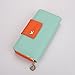 Augur Women's Leather Wallet Card Holder Purse Long Zipper Clutch Wallet Handbag