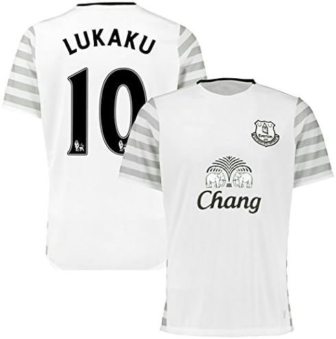 FC Football Jersey Everton #10 Lukaku Away Soccer Jersey White M