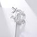 LILIE&WHITE CZ Angel Wings Ear Cuffs Climber Earrings Sweep up Ear Wrap Pins Crawler Earrings For Women