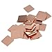 Vktech® Heatsink Copper Shim Thermal Pads for Laptop GPU CPU VGA 30Pcs 15mmx15mm
