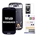 for Samsung Galaxy S3 i9300 i9301 i535 LCD Replacement Touch Screen Digitizer TFT Display Touchscreen Glass with Frame Assembly Kits,(NOT AMOLED) Include Tempered Glass (Blue)(Only Fit i9300)