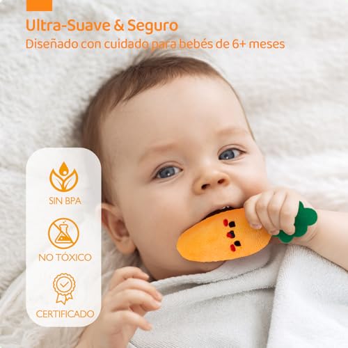 hahaland Montessori Toys 1 Year – Interactive Sensory Plush Toys Babies 6-12 Months, Plant Suitcase Toy Travel Educational Gift 1 2 Years