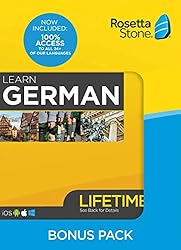 Rosetta Stone Learn German Bonus Pack