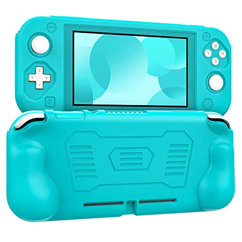 MoKo Grip Case for Nintendo Switch Lite, Anti-Collision Non-Slip Shockproof Silicone Case Cover Shell for Protecting Nintendo Switch Lite 2019 - Turquoise