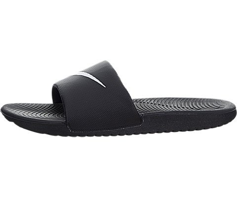 Nike men s kawa slide sandal, black/white, 11 m us