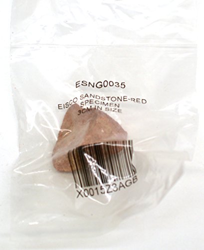 Eisco Red Sandstone Specimen (Sedimentary Rock), Approx. 1" (3cm)
