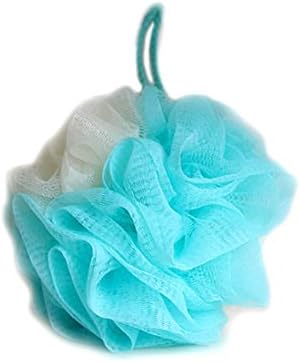 LissomPlume Bath Shower Sponge Loofah Mesh Pouf Brush Ball Exfoliating Accessory