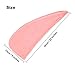 Hicarer 4 Pieces Microfiber Dry Hair Towel Fast Drying Hair Cap Absorbent Twist Turban, 4 Colors