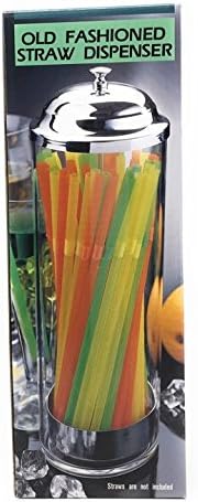 Plastic Acrylic Straw Holder Dispenser